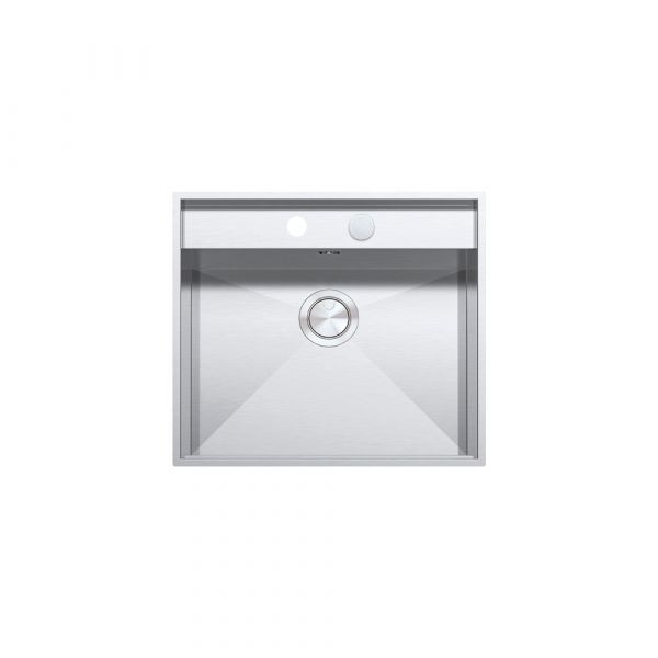 Barazza Lab Stainless Steel Sink with Lowering Flush/Built-In