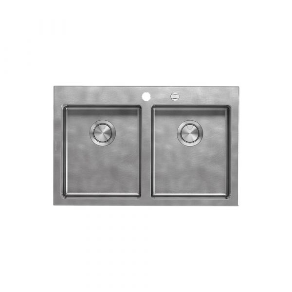Barazza Unique Vintage Stainless Steel Sink Built-In 79x51 cm