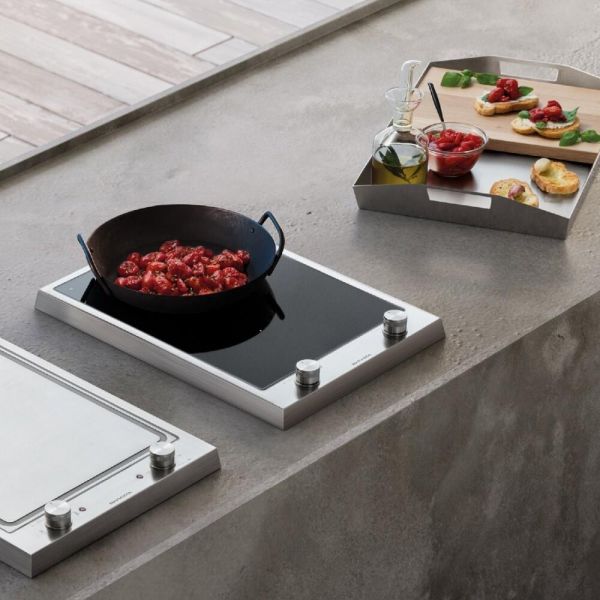 Barazza Thalas Outdoor Induction Hob AISI 316 Stainless Steel