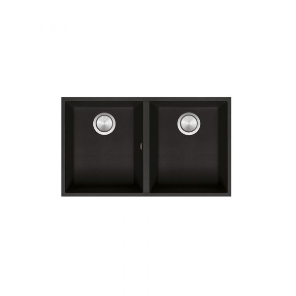 Barazza Soul Square Bowls Undermounted 72x39.5cm B Granite