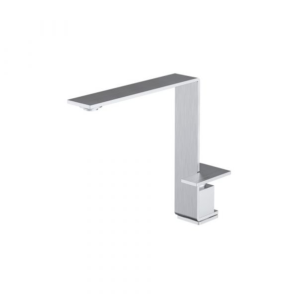 Barazza Mood One Mixer Tap AISI 316 Stainless Steel, Satin Finish