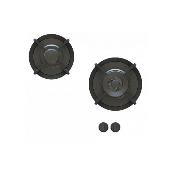 Pitt Cooking 2-Pitts Gas Hob Professional Brass