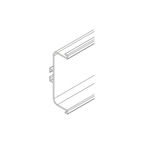 Bergo Aluminum Gola Profile Horizontal C Shape For 18mm Thick Panels