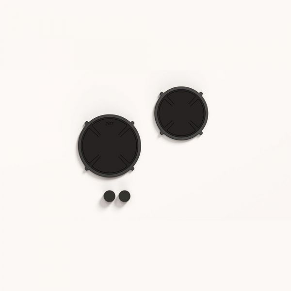Pitt Cooking 2-Pitts Induction Hob Top Side Black Finish