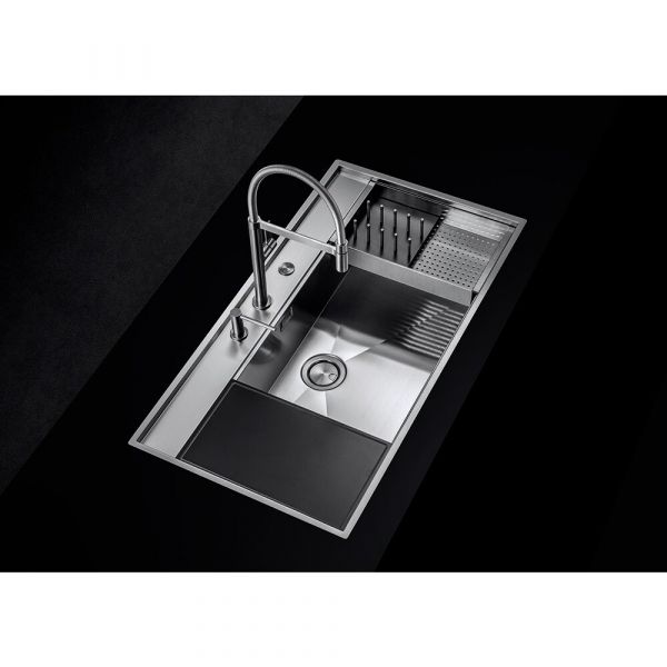 Barazza Flexi Sink Kit Flush/Built-In with Pop-Up and Accessories