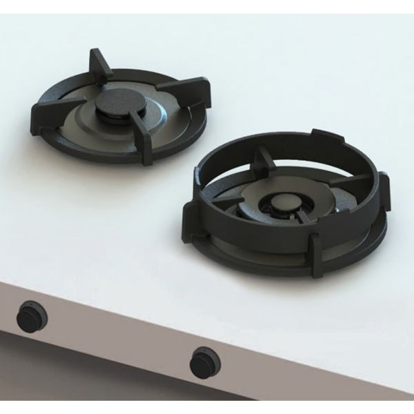 Pitt Cooking 2-Pitts Gas Hob Professional Brass