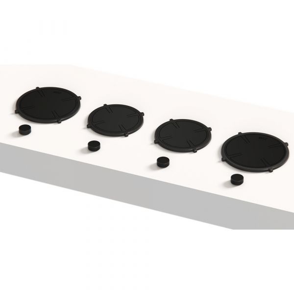 Pitt Cooking 4-Pitts Induction Hob Black Finish