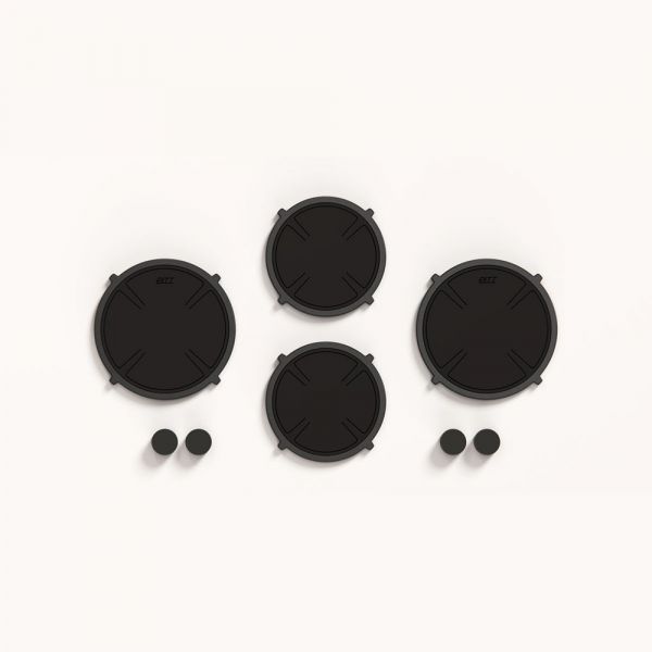 Pitt Cooking 4-Pitts Induction Hob Black Finish