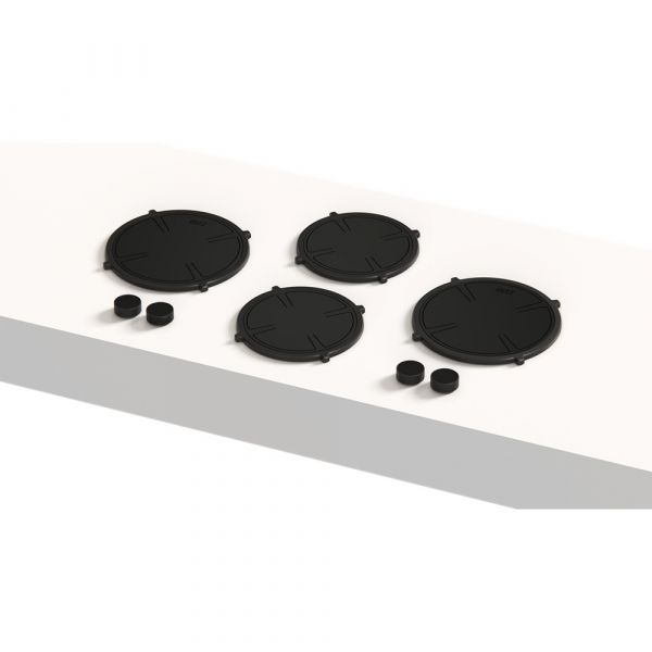 Pitt Cooking 4-Pitts Induction Hob Black Finish