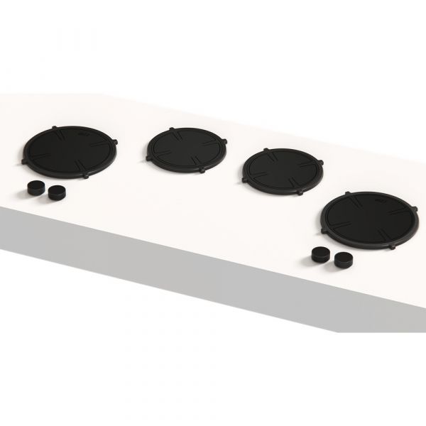 Pitt Cooking 4-Pitts Induction Hob Black Finish