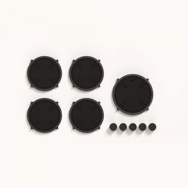 Pitt Cooking 5-Pitts Induction Hob Black Finish