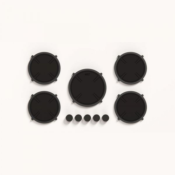 Pitt Cooking 5-Pitts Induction Hob Black Finish