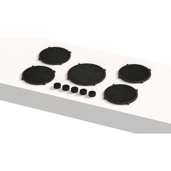 Pitt Cooking 5-Pitts Induction Hob Black Finish
