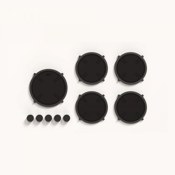 Pitt Cooking 5-Pitts Induction Hob Black Finish