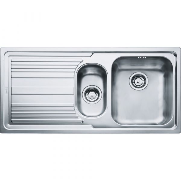 Franke LLX 651 Logica Line Top Mounted 1.5 Bowl 1 Drain Sink