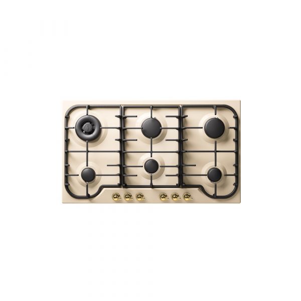 ILVE Piano Nostalgie 6 Burners Gas Hob - 90cm