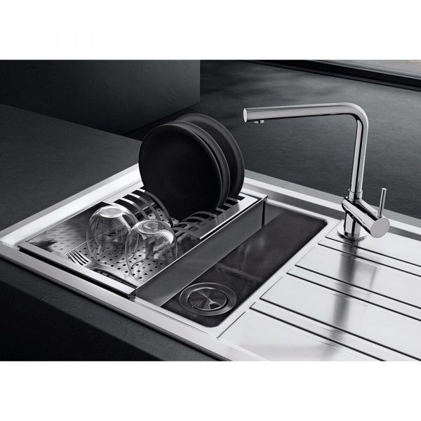 Barazza Flexi Sink Kit Flush/Built-In with Pop-Up and Accessories