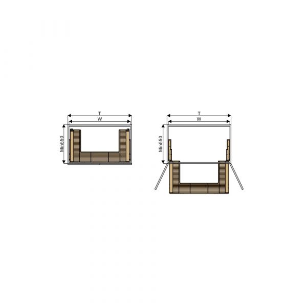Elite - Soft Close Under Sink Basket - Venus Series