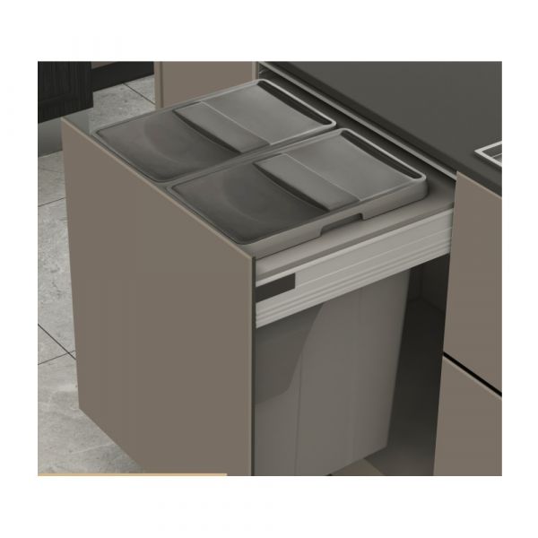 Elite - Soft Close Waste Bin - 70 L (2*35L)