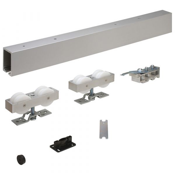 Hawa - Single Top Tracks, Aluminum Plain Anodized Suitable For 250 A Junior SystemHawa - Single Top Tracks, Aluminum Plain Anodized Suitable For 250 A Junior System