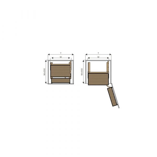 Elite  - 2 Layer Pantry Pull Out - Matrix Series