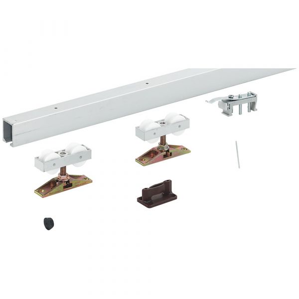 Hawa - Top Track Aluminum Plain Anodized Predrilled - Suitable For 80 Z Junior System