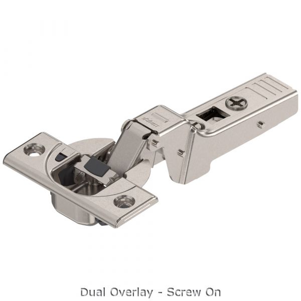 Blum - Clip Top Blumotion Profile/Thick Door Hinge 95° + Cruciform Mounting Plate