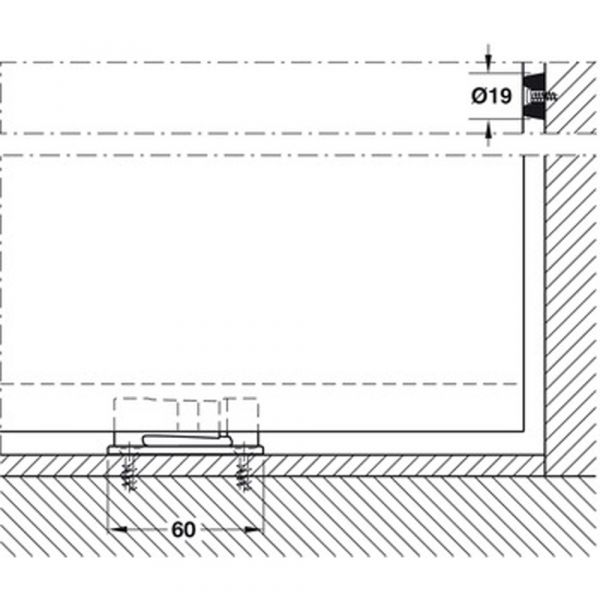 Hawa - Junior 40/Z Sliding Door Hardware - Adjustable Vertically ± 3 mm and Laterally