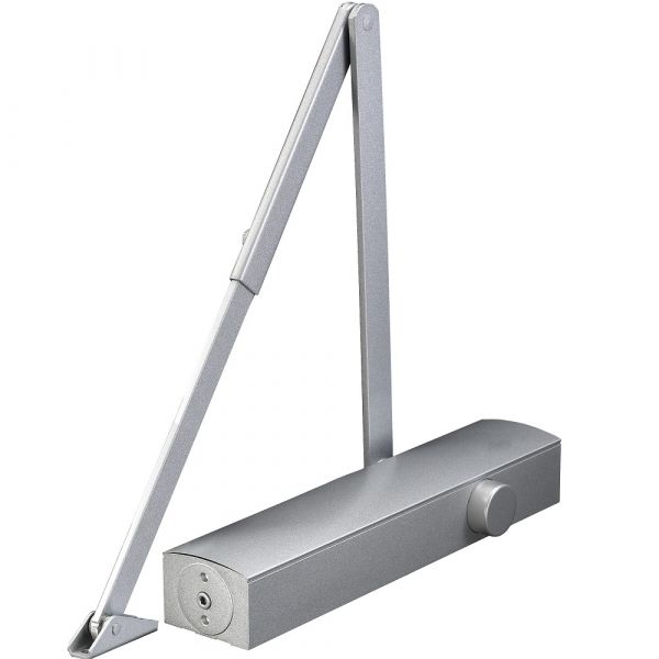 Ultimate - Surface Mounted Overhead Rack & Pinion FR Door Closer Silver Finish