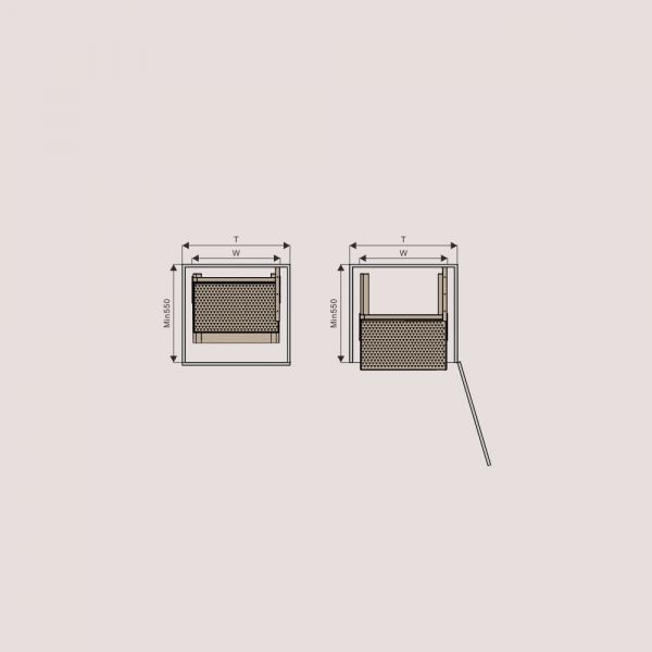 Elite - Soft Close Pantry Pull-out Anti-Slip Matt - Ultra Series