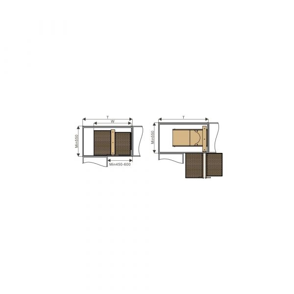 Elite  - Soft Close Show Hand Corner - Matrix Series