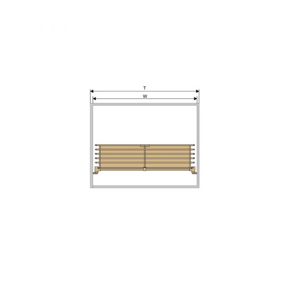 Elite - Soft Close Simple Pull Out Basket - Venus Series