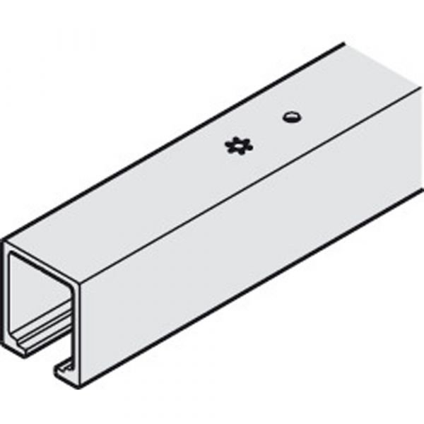 Hawa - Single Top Tracks, Aluminum Plain Anodized Suitable For 250 A Junior System