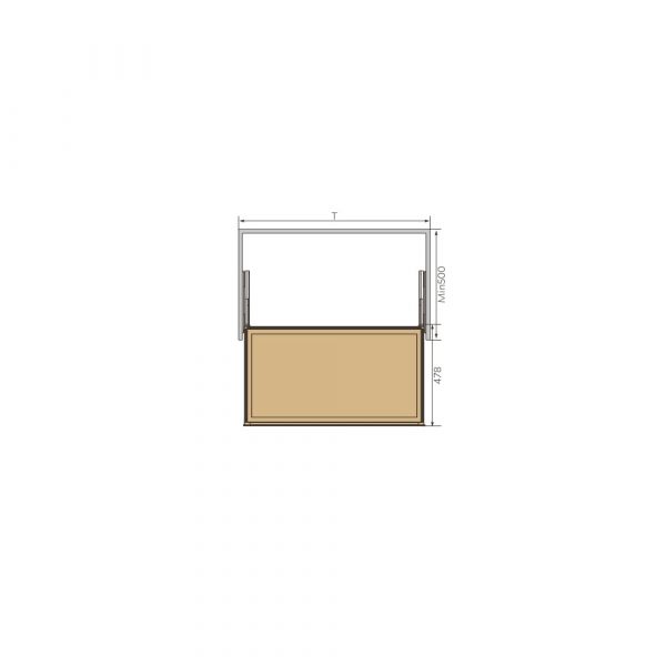 Elite - Concise and Modern Leather Deep Closet Box - Matrix Series
