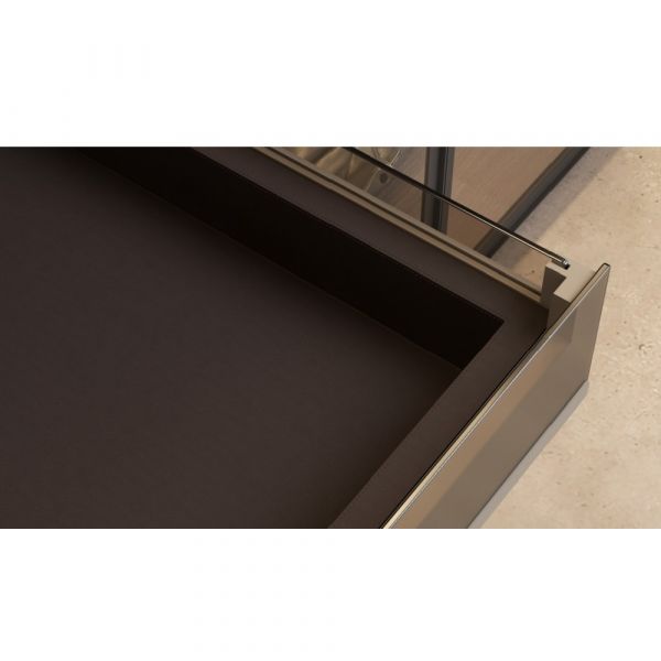 Elite - Concise and Modern Leather Flat Box - Matrix Series
