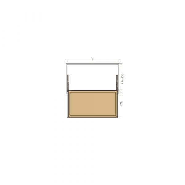 Elite - Concise and Modern Leather Flat Box - Matrix Series