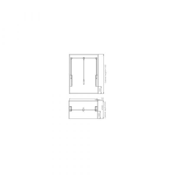 Elite - Simple, Smart and Concise Pull Down Closet Rod