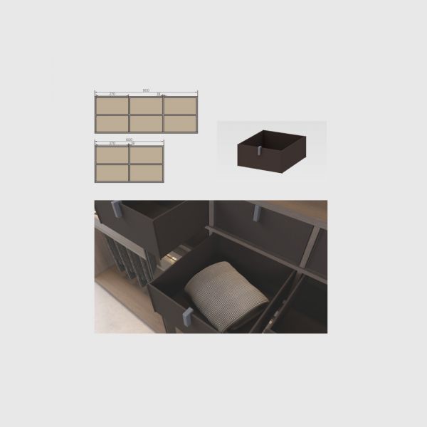 Elite - Concise and Modern Pull-Out Leather Box - Venus Series