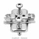 Blum - Clip Top Blumotion 110° Hinge Nickel Plated Finish + Cruciform Mounting Plate
