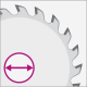 Leuco - Sizing Saw Blades HW "TR-F" Hook Angle 5° - 300x3.2x30 Z96