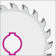 Leuco - Gang-Rip Saw Blades Hw With Cooling Slots "F"