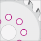 Leuco - Trimming Saw Blades  HW with Chip Limiter "WS"