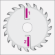 Leuco - Gang-Rip Saw Blades Hw With Hw-Rakers "F"