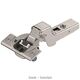 Blum - Clip Top Blumotion 110° Hinge Nickel Plated + Horizontal Cam Plate