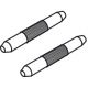 Hawa - Connecting Pin Set for Upper Track - Suitable For (160 A + 250 A) Junior Systems