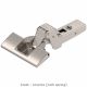 Blum - CLIP Top 107° Hinge Nickel Plated + Horizontal Cam Plate