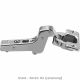 Blum - CLIP Top 107° Hinge Nickel Plated + Horizontal Cam Plate