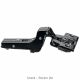 Blum - Clip Top Blumotion 107° Standard Hinge Onyx Black + Horizontal Cam Plate (Screw On)