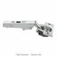 Blum - Clip Top Blumotion 110° Hinge Nickel Plated Finish + Cruciform Mounting Plate