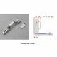 Salice - Hinge Glass & Universal 110 Degree + Mounting Plate